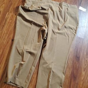 Brown/dark tan slacks